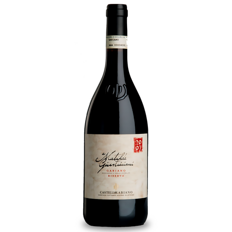 Garrafa do Vinho Tinto Gabiano DOC Riserva 2019 'A Matilde Giustiniani', Piemonte.