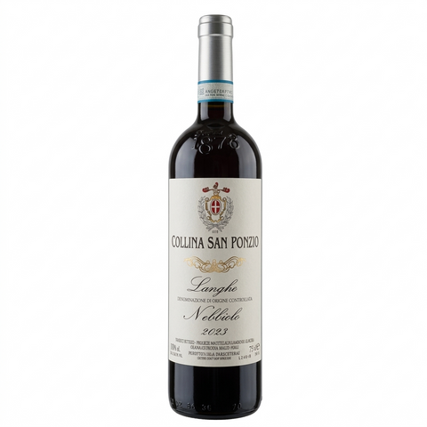 Collina San Ponzio | Langhe Nebbiolo DOC | 2023 | 750ml | Vinho Tinto Italiano