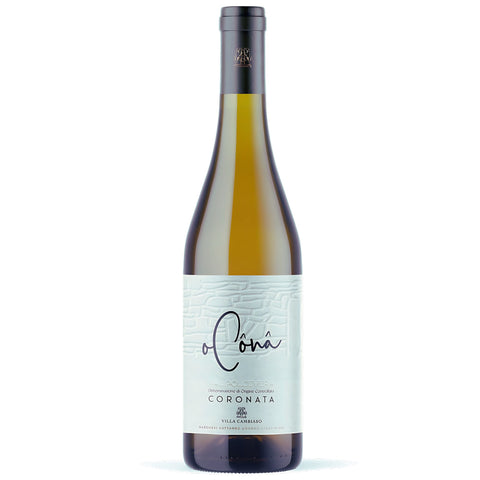 Garrafa do Vinho O´Cona Coronata Val Polcevera DOC 2023, branco italiano da Ligúria.